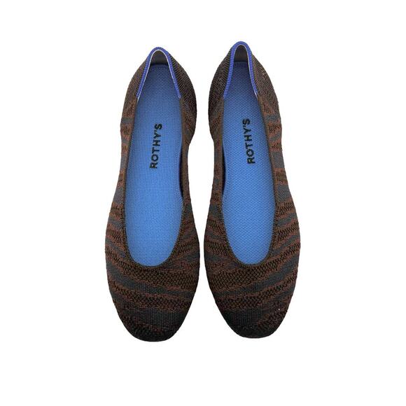 Rothy’s The Square Sapphire Zebra‎ Limited Edition Women’s Size 9.5 - Picture 4 of 9